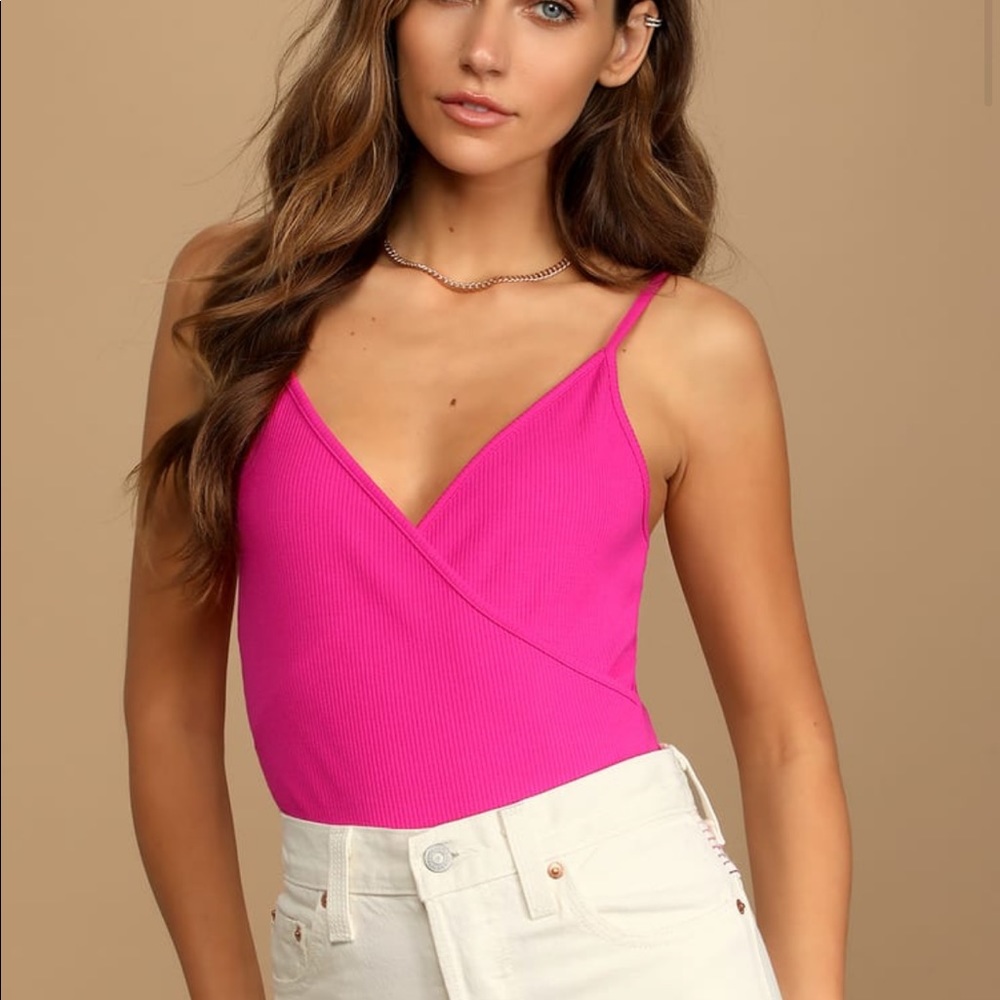 Lulu’s Pink Bodysuit